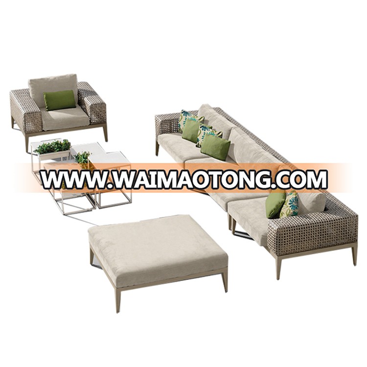 LIGO high quality garden rattan furniture wicker outdoor sofa